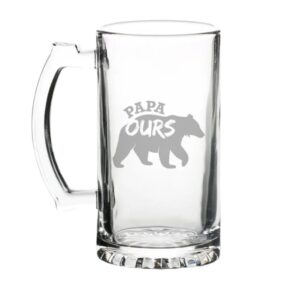 [La Maison Du Bar] Bock Á Bière Gravé - Papa Ours